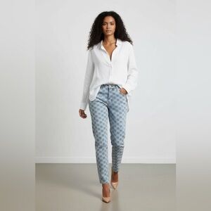 Ksubi Light Blue Denim with Graphic Text